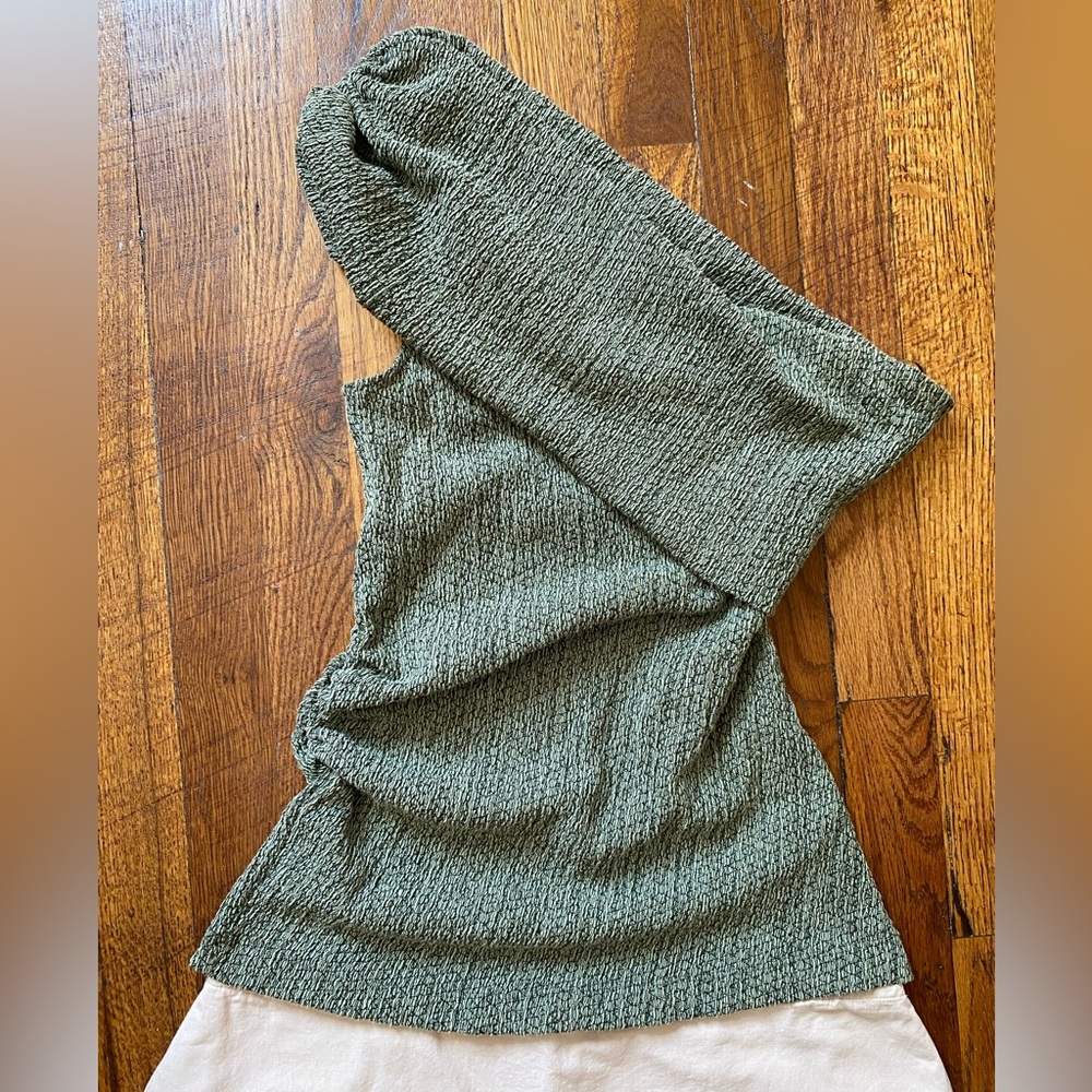 Zara One-Shoulder Tank Blouse
